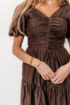Renee Maxi Dress in Mocha