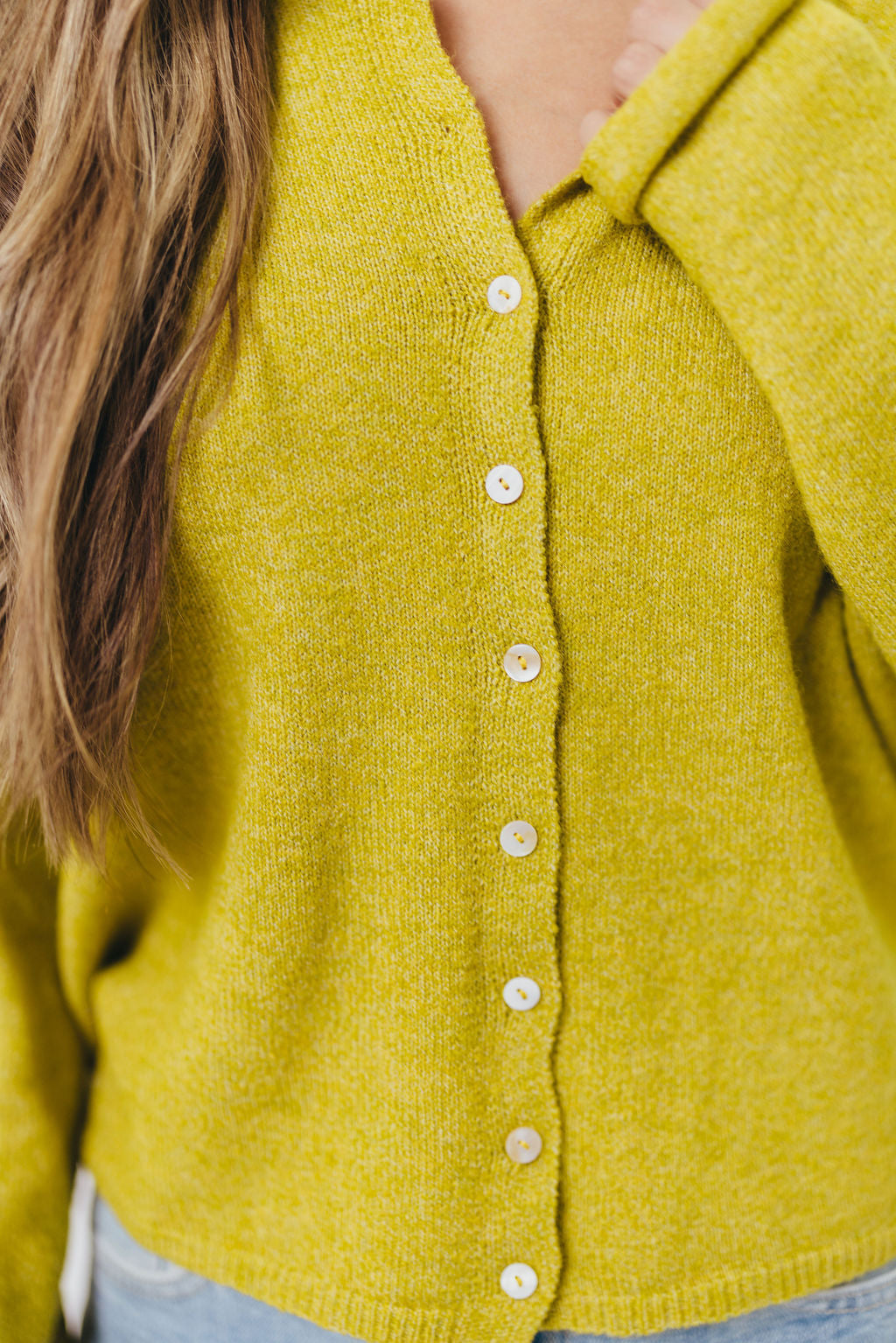 Piper Cardigan in Dijon Yellow *Final Sale*