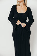 Rowan Square Neck Maxi Dress in Black *Final Sale*