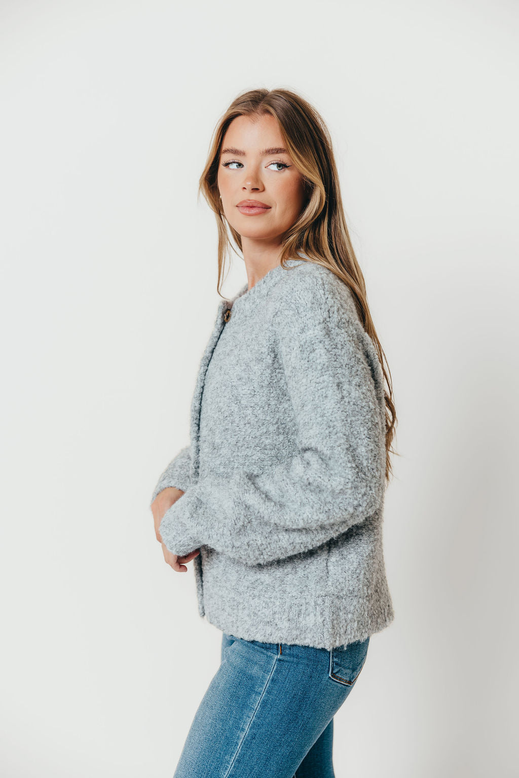 Selkirk Cardigan in Grey *Final Sale*