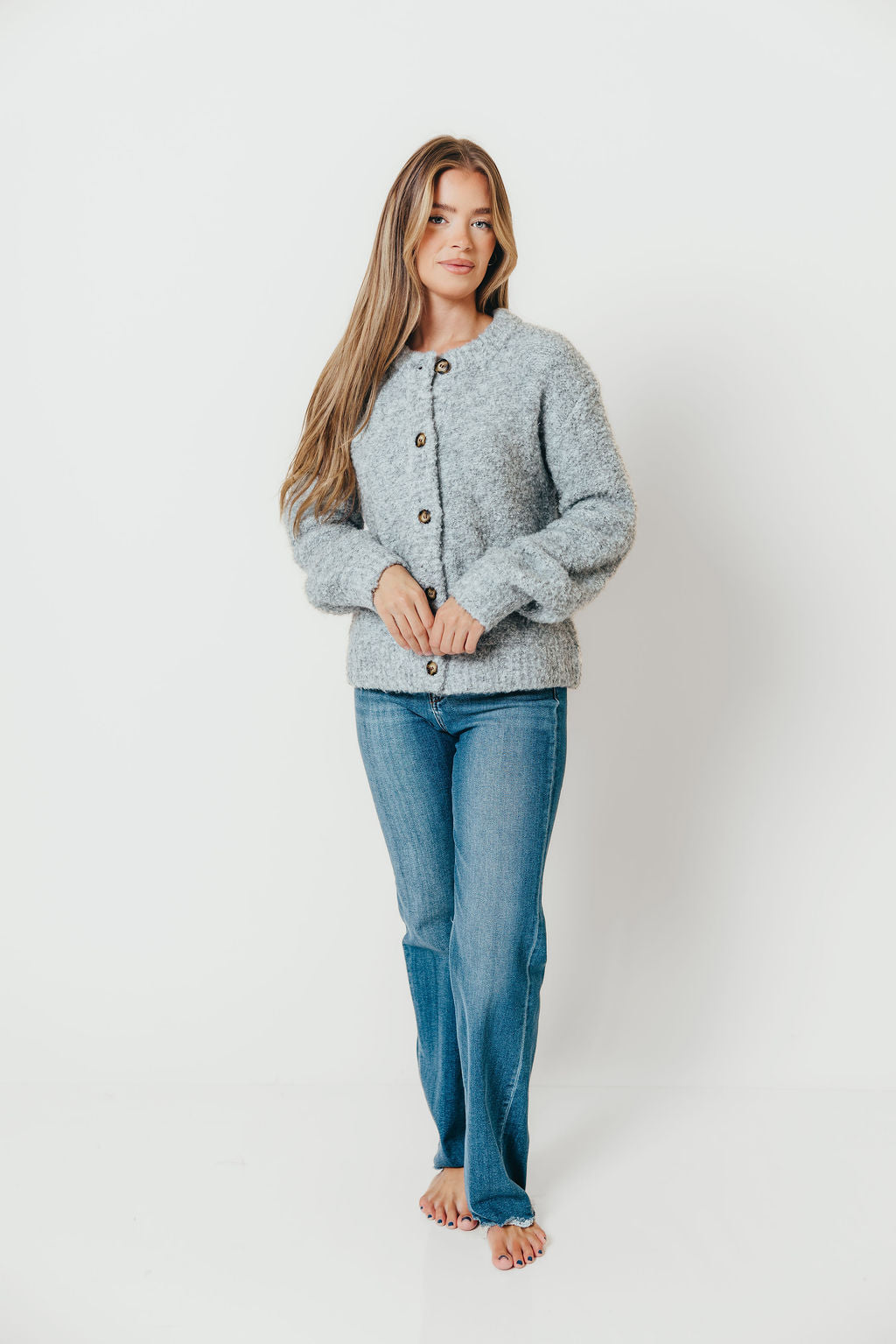 Selkirk Cardigan in Grey *Final Sale*