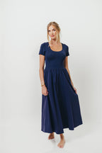 Lynette Maxi Dress in Navy