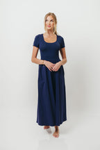 Lynette Maxi Dress in Navy