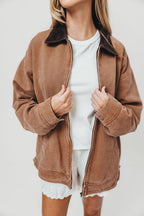 Elliott Barn Jacket in Brown