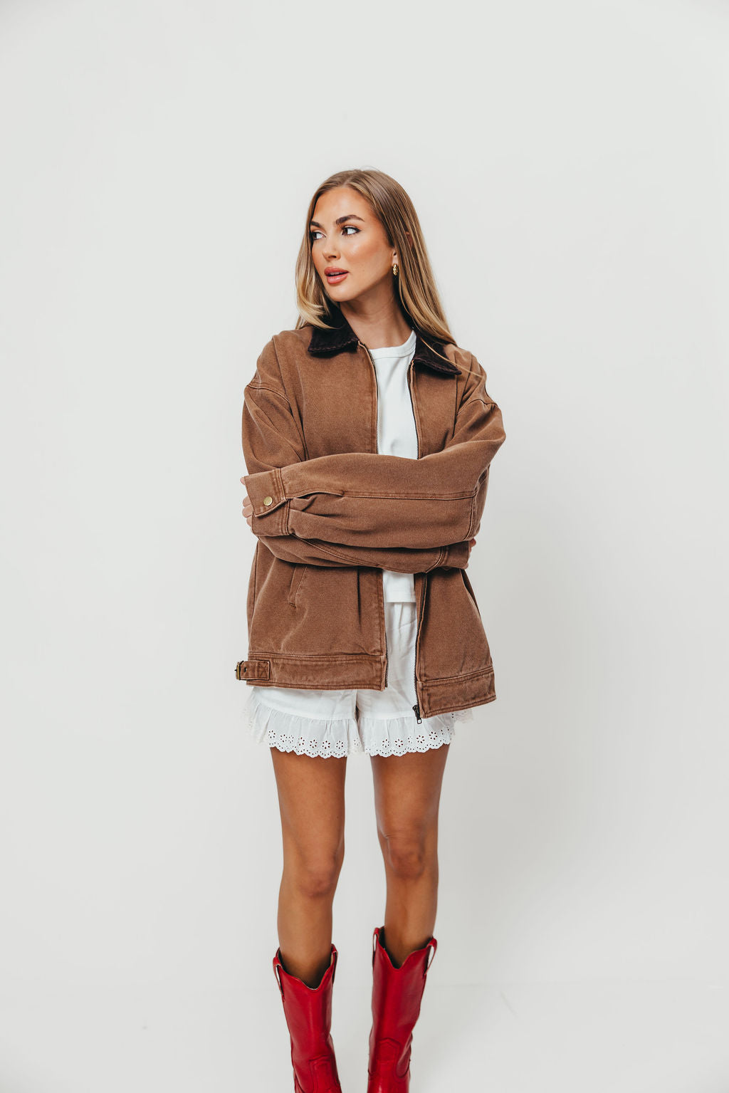 Elliott Barn Jacket in Brown