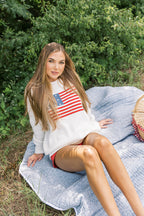 American Honey Sweater in White