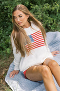 American Honey Sweater in White
