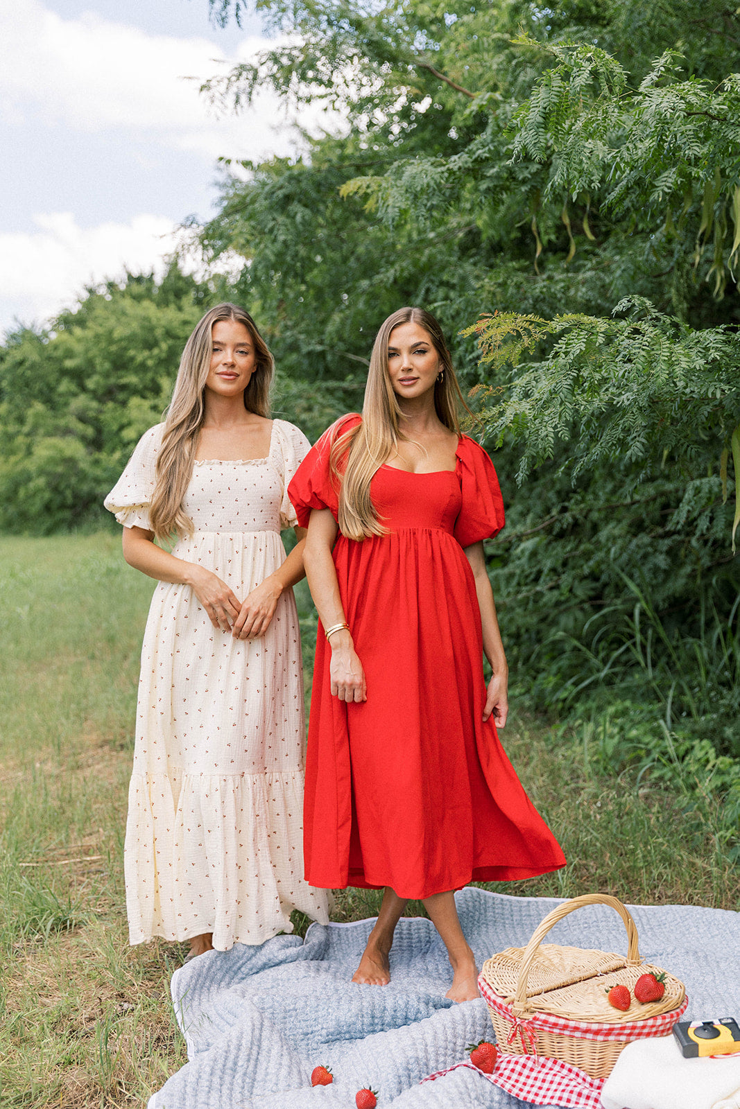 Hamilton Midi Dress in Red - Bump Friendly (S-XL) Restocking in Jan 2026