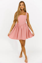 Libby Corset Mini Dress in Pink *Final-Sale*
