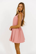 Libby Corset Mini Dress in Pink *Final-Sale*