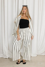 Rowan Pants in Black Stripe *Final-Sale*