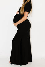 Ellis Maxi Dress in Black - Bump Friendly *Final-Sale*