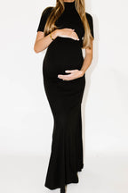 Ellis Maxi Dress in Black - Bump Friendly *Final-Sale*