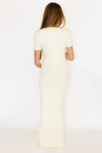 Ellis Maxi Dress in Ivory - Bump Friendly *Final-Sale*