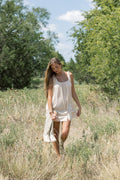 Rosemary 100% Cotton Mini Dress in Sugar Shack