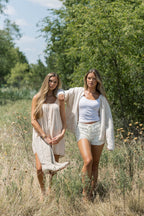 Rosemary 100% Cotton Mini Dress in Sugar Shack