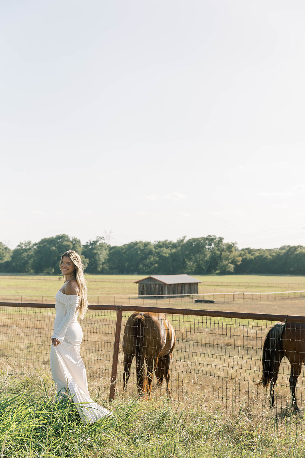 Lennox Long Sleeve Maxi Dress in Ivory - Bump Friendly
