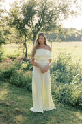 Halo Maxi Dress in Buttercream *Final-Sale*