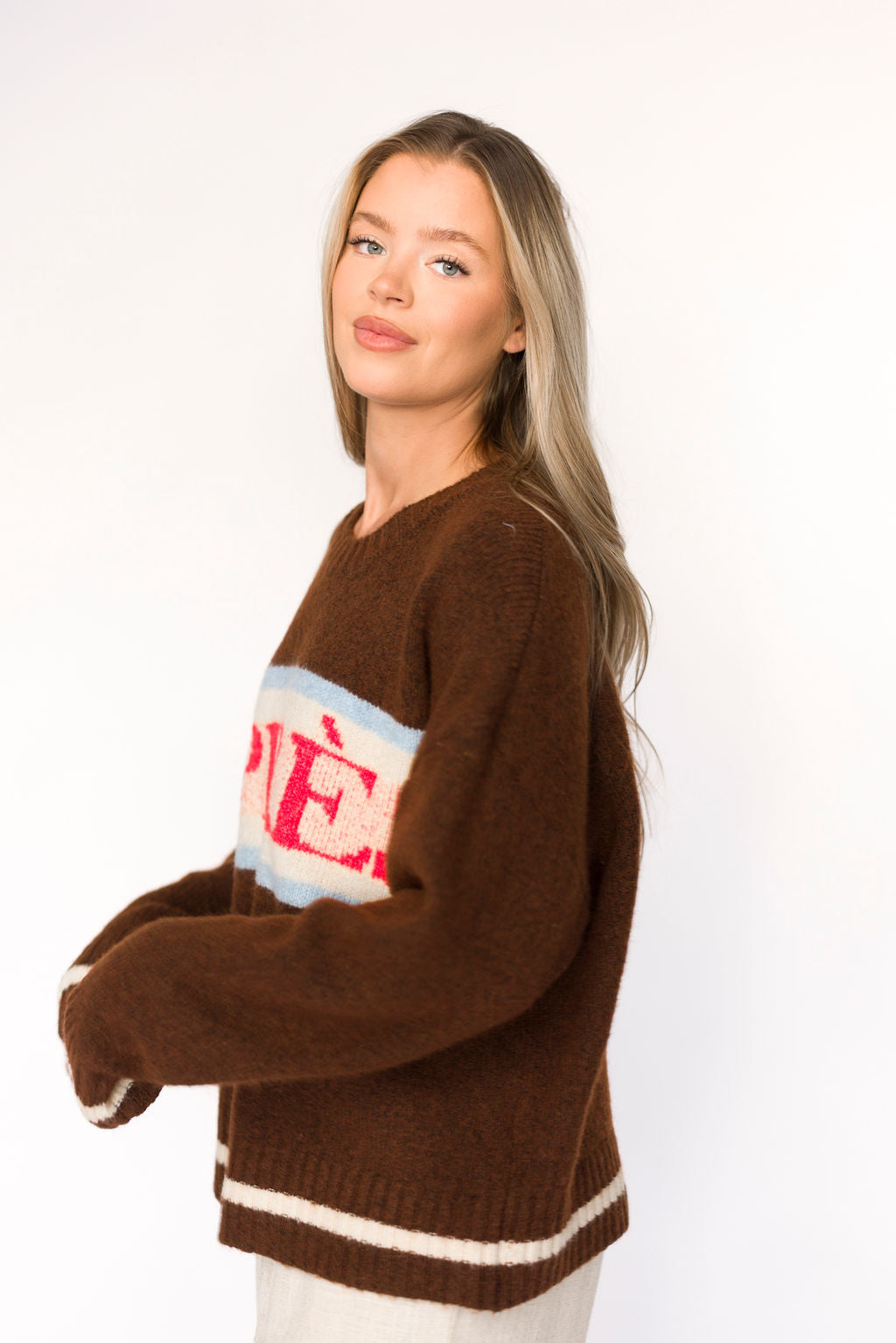 Apres Pullover Sweater Top in Chocolate *Final Sale*