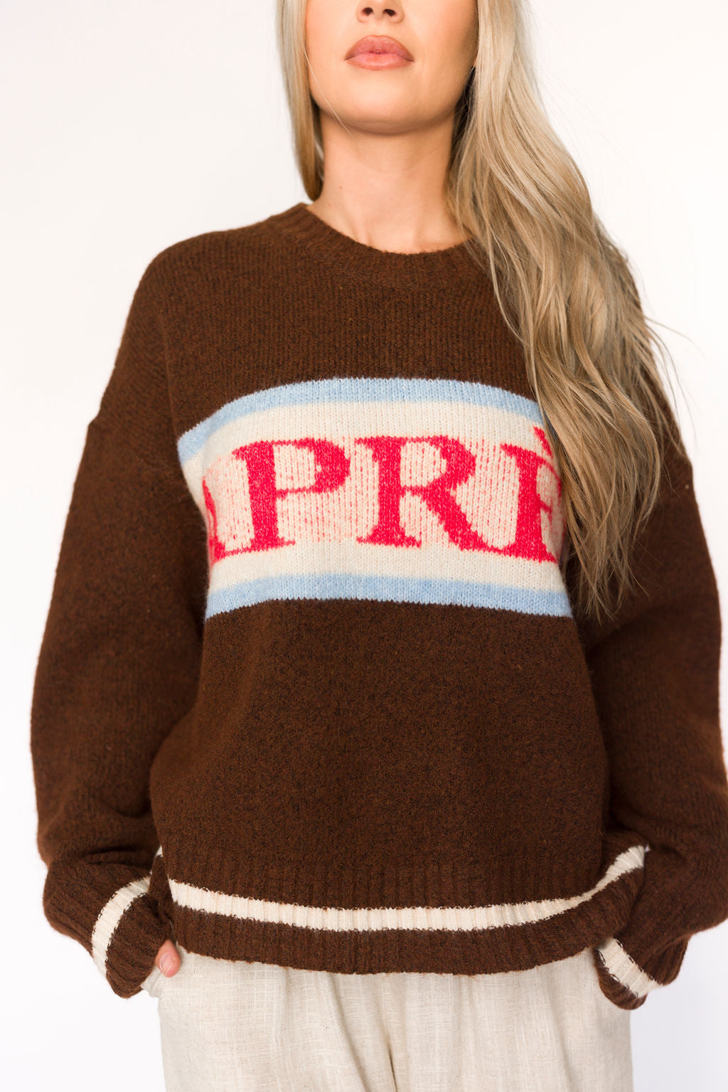 Apres Pullover Sweater Top in Chocolate *Final Sale*
