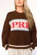 Apres Pullover Sweater Top in Chocolate *Final Sale*
