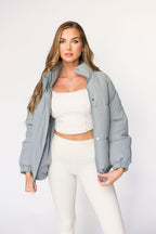 Jasmine Oversized Puffer Jacket in Iceberg *Final Sale*
