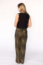 Maggie Leopard Print Denim Pants *Final-Sale*
