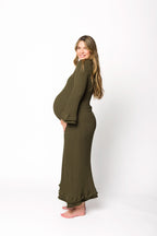 Arlet Dress in Olive - Bump Friendly *Final Sale*