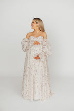 Dear Lily Maxi Dress in Lilac - Bump Friendly