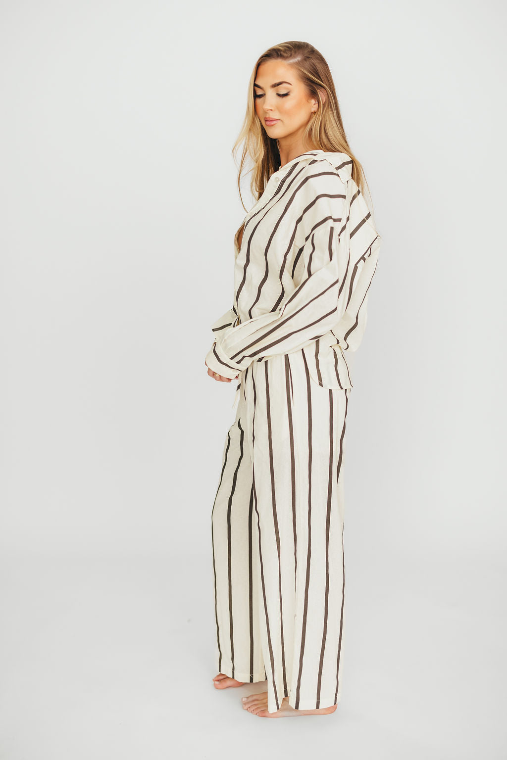 Rowan Pants in Black Stripe *Final-Sale*