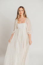 Mona Maxi Dress with Smocking in Butter Floral - Bump Friendly & Inclusive Sizing (S-3XL)