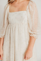 Mona Maxi Dress with Smocking in Butter Floral - Bump Friendly & Inclusive Sizing (S-3XL)