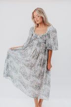 Harlow Maxi Dress in Forest - Bump Friendly (S-XL) *Final Sale*