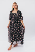 Melody Maxi Dress in Black - Bump Friendly & Inclusive Sizing (S-3XL) *Final Sale*