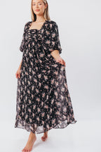 Melody Maxi Dress in Black - Bump Friendly & Inclusive Sizing (S-3XL) *Final Sale*