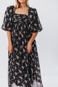 Melody Maxi Dress in Black - Bump Friendly & Inclusive Sizing (S-3XL) *Final Sale*
