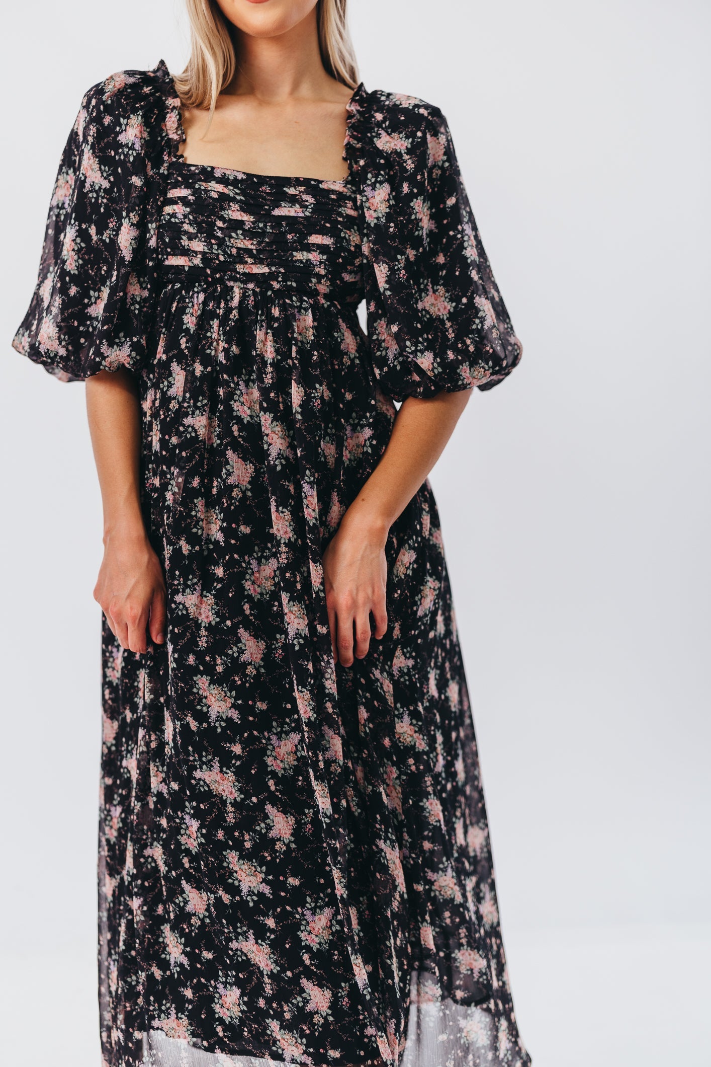 Melody Maxi Dress in Black - Bump Friendly & Inclusive Sizing (S-3XL) *Final Sale*