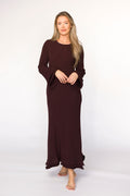 Arlet Dress in Brown - Bump Friendly *Final Sale*