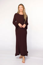 Arlet Dress in Brown - Bump Friendly *Final Sale*