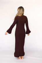 Arlet Dress in Brown - Bump Friendly *Final Sale*