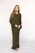 Arlet Dress in Olive - Bump Friendly *Final Sale*