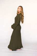 Arlet Dress in Olive - Bump Friendly *Final Sale*