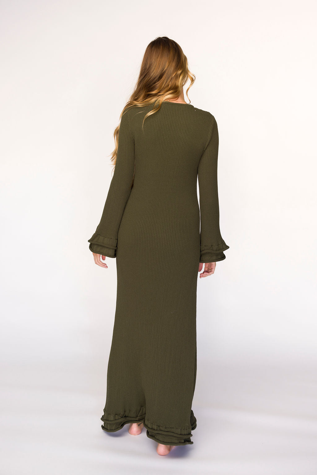 Arlet Dress in Olive - Bump Friendly *Final Sale*