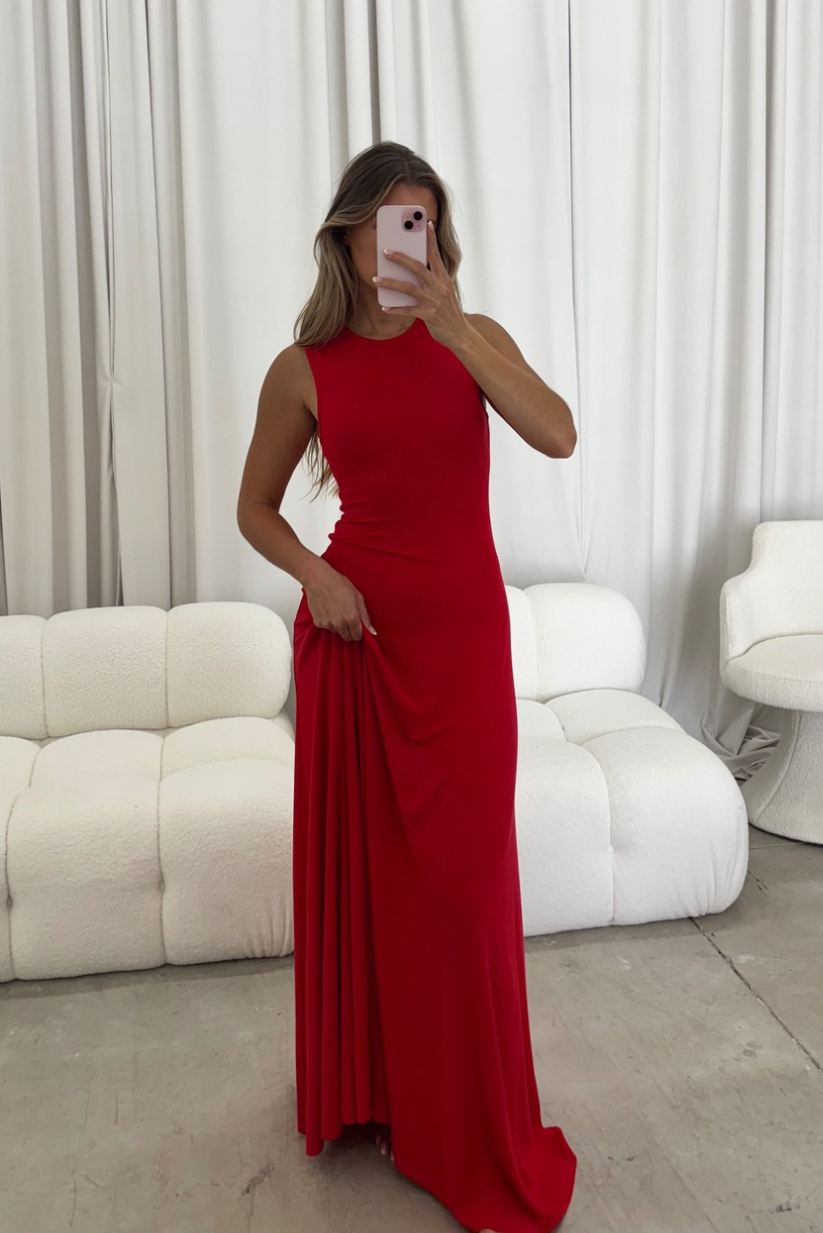 Effortless Maxi Dress in Shirley Temple