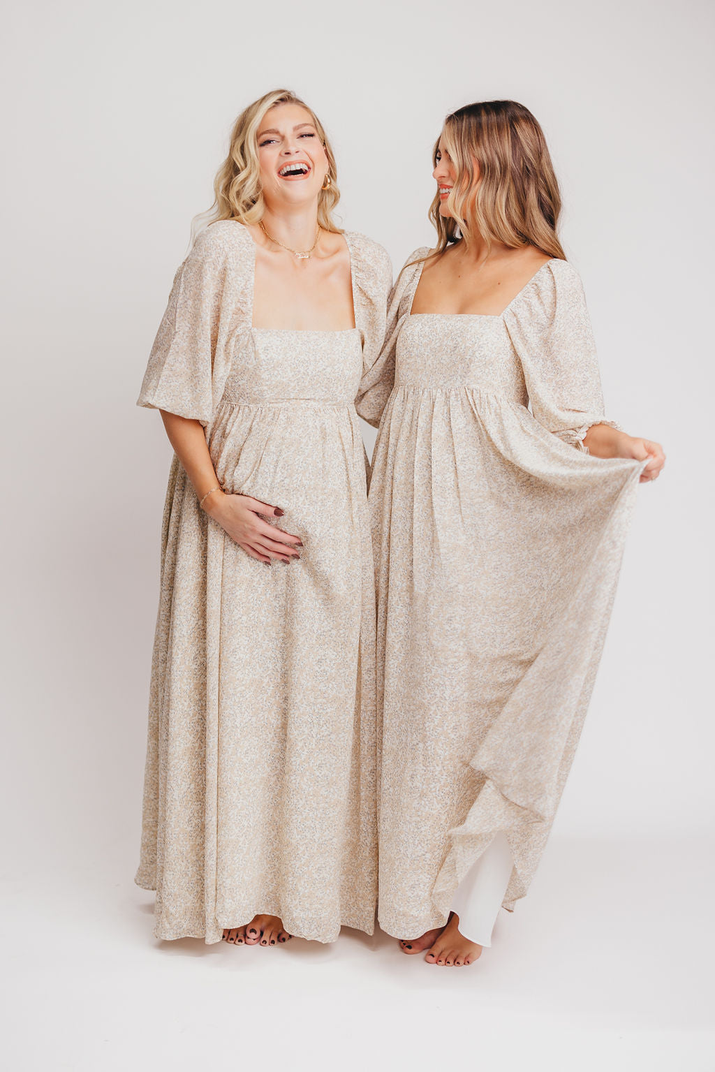 Mona 'Love Story' Maxi Dress - Bump Friendly and Inclusive Sizing (S-3XL) - Restocking in Jan