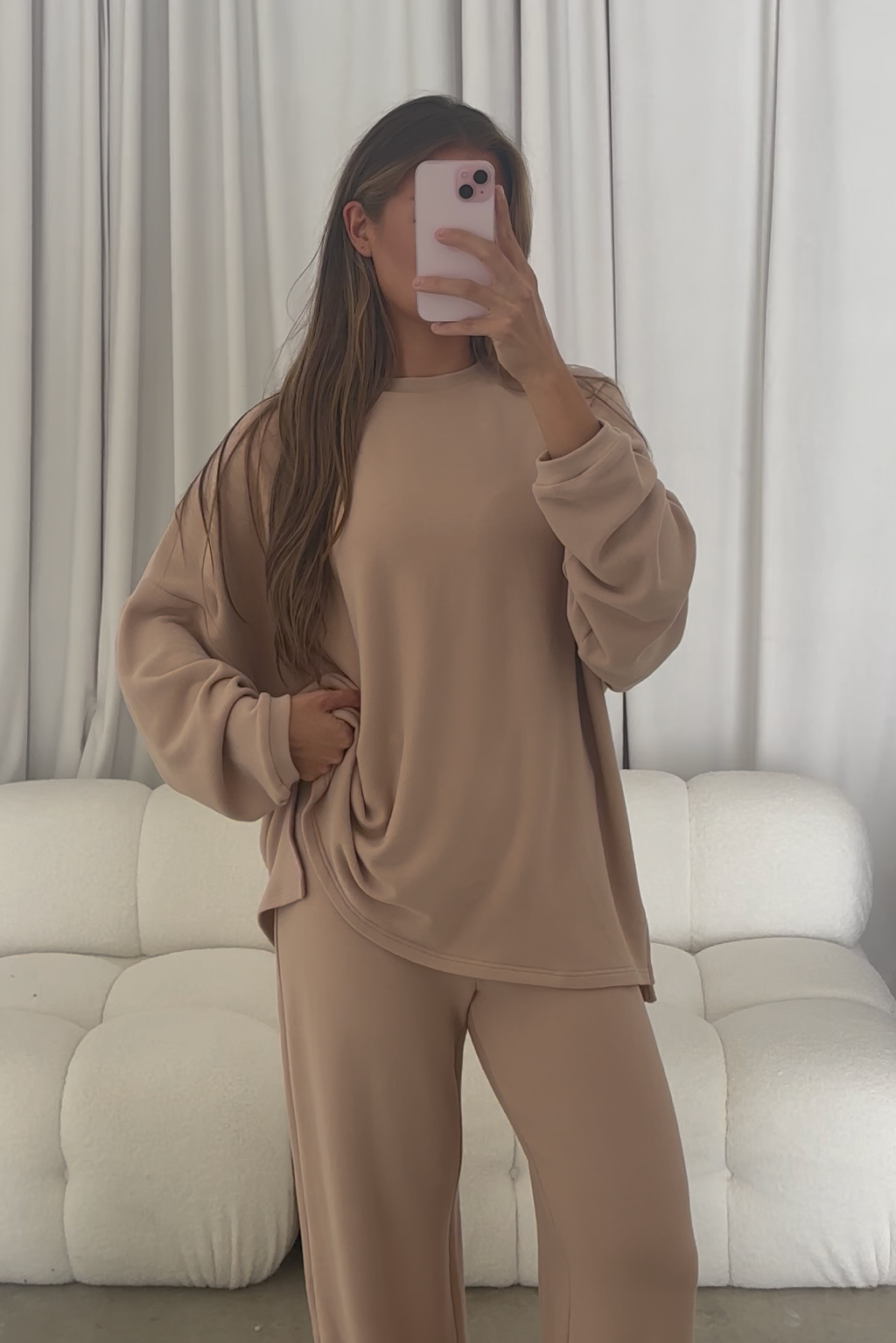 Naomi Top in Dusty Blush