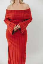 Evella Maxi Dress in Red - Bump Friendly *Final Sale*