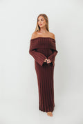 Evella Maxi Dress in Brown - Bump Friendly *Final Sale*